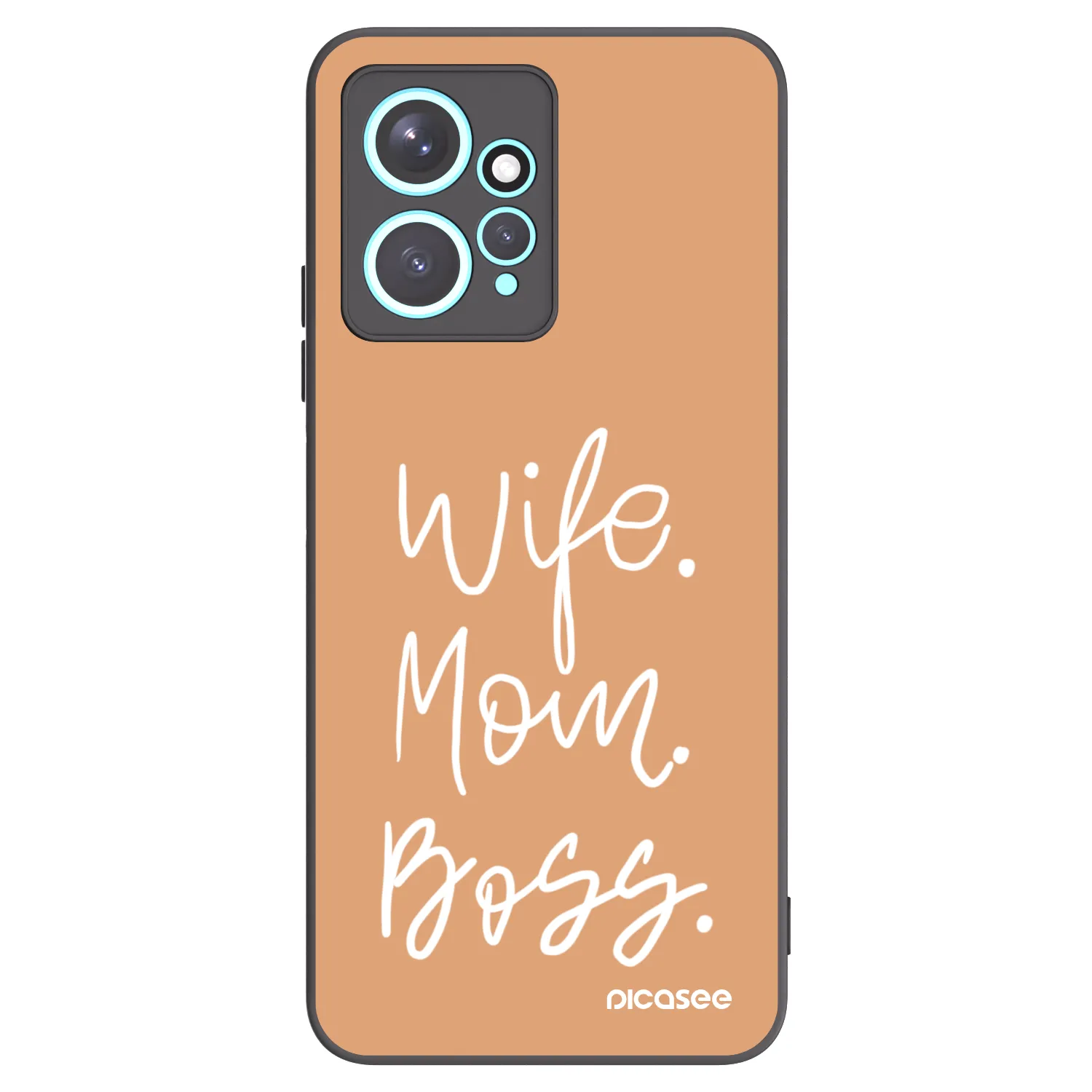 Picasee silikonski črni ovitek za Xiaomi Redmi Note 12 4G - Boss Mama