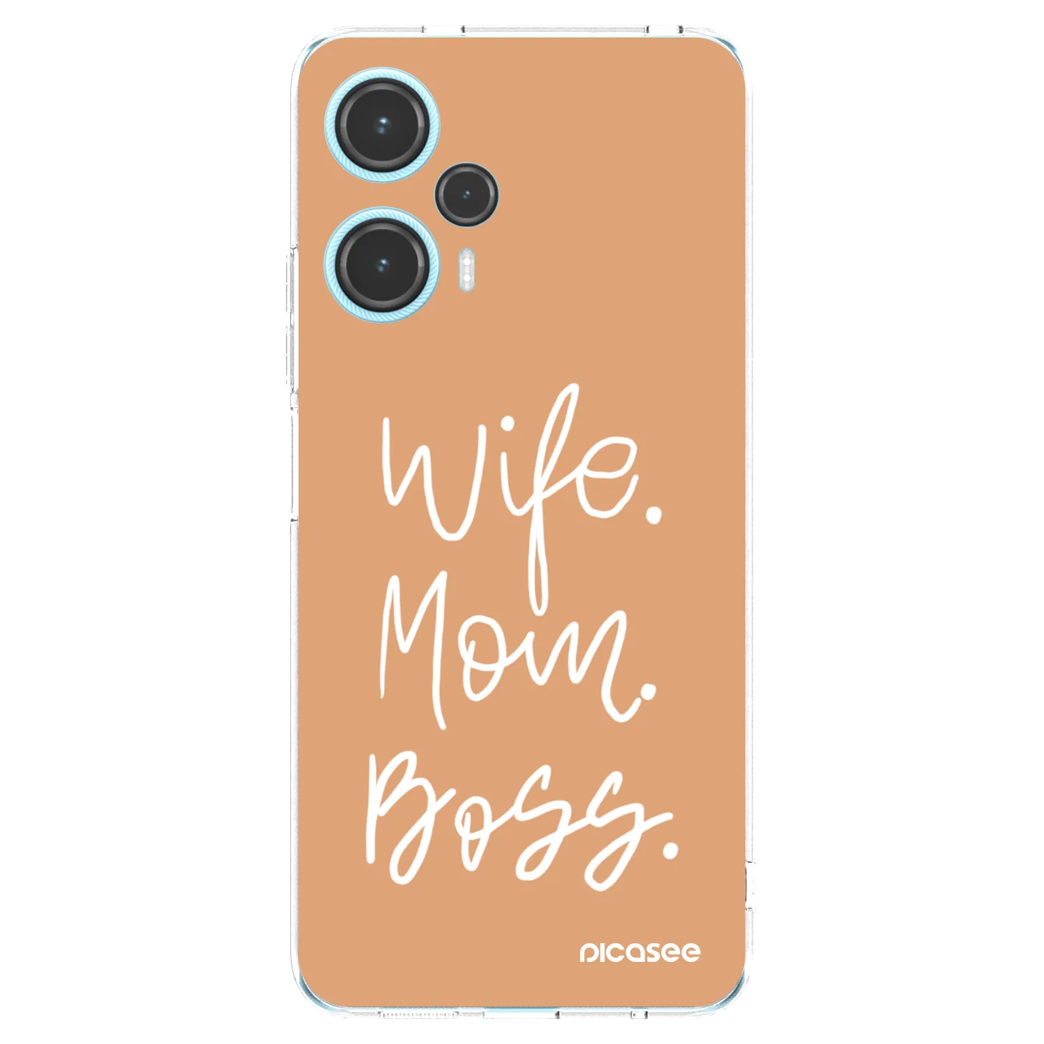 Picasee silikonski prozorni ovitek za Xiaomi Poco F5 - Boss Mama