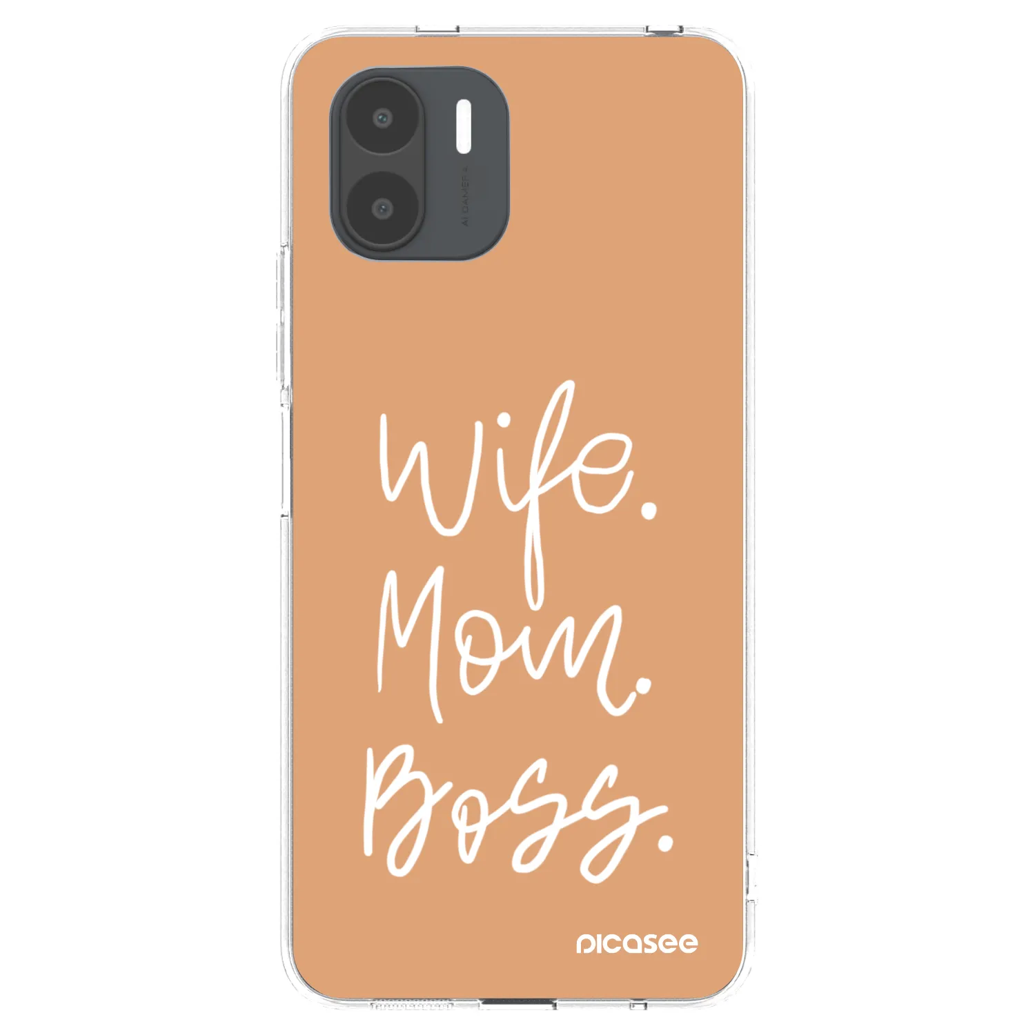 Picasee silikonski prozorni ovitek za Xiaomi Redmi A2 - Boss Mama