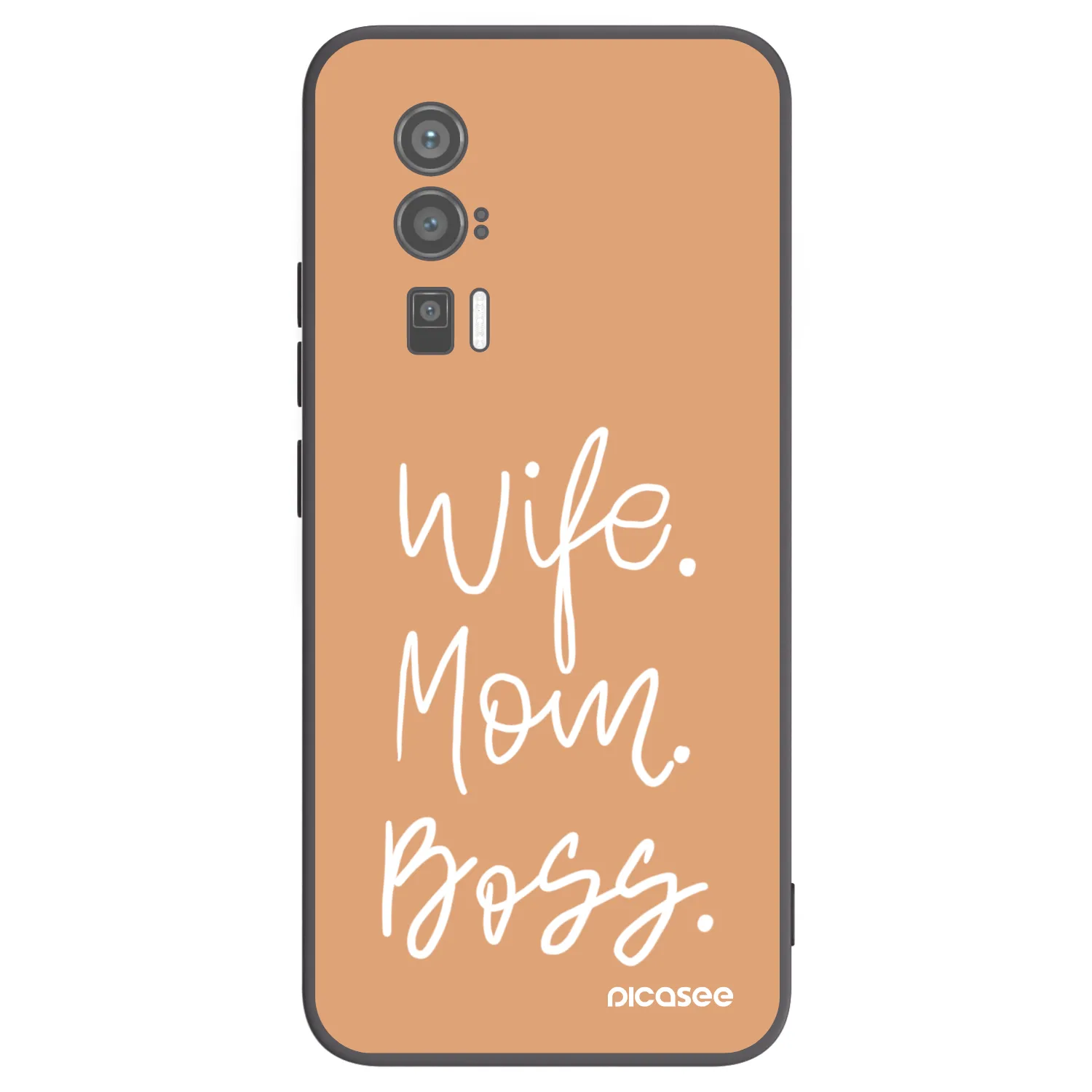 Picasee silikonski črni ovitek za Xiaomi Poco F5 Pro 5G - Boss Mama