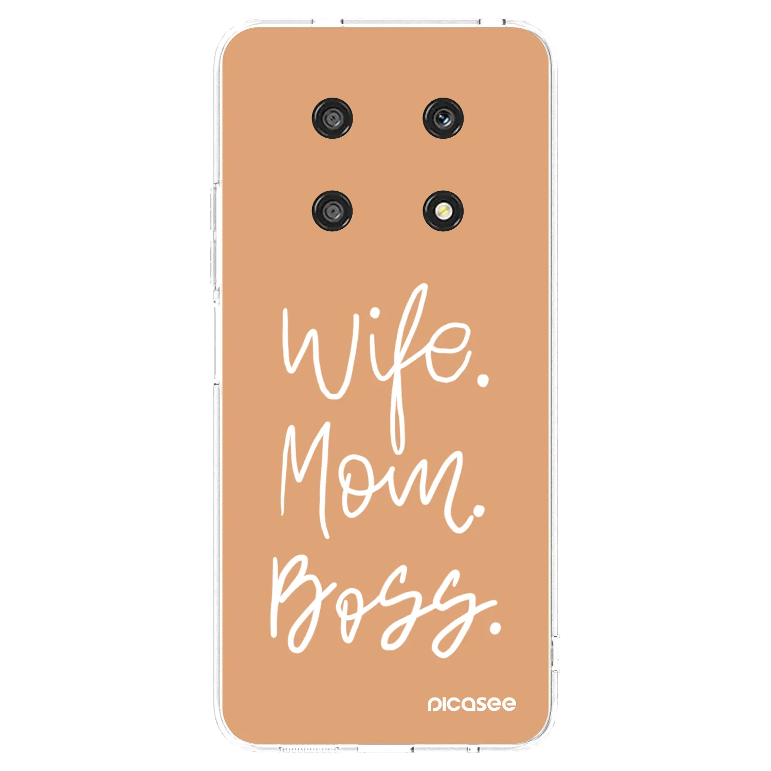 Picasee silikonski prozorni ovitek za Honor Magic4 Lite 5G - Boss Mama