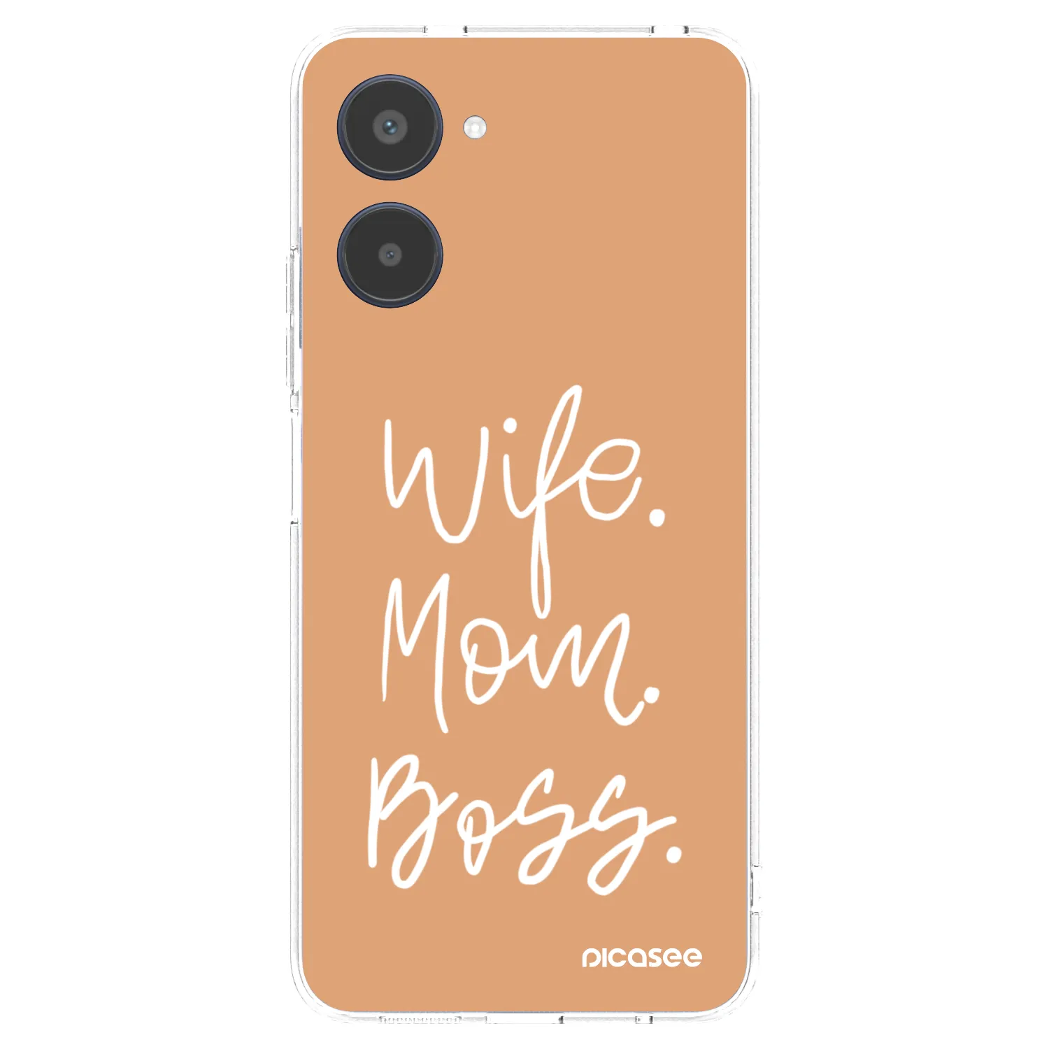 Picasee silikonski prozorni ovitek za Realme 10 4G - Boss Mama