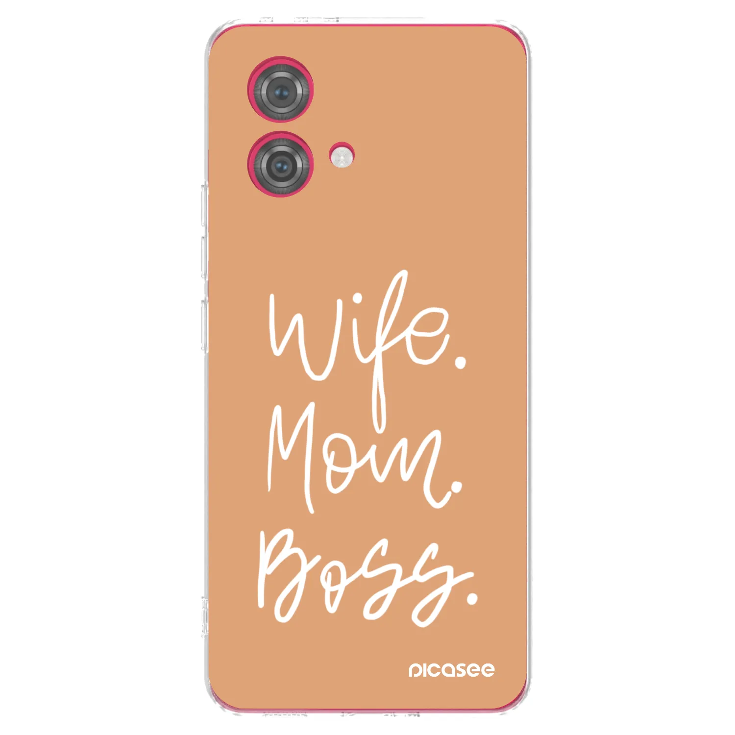 Picasee silikonski prozorni ovitek za Motorola Moto G84 5G - Boss Mama