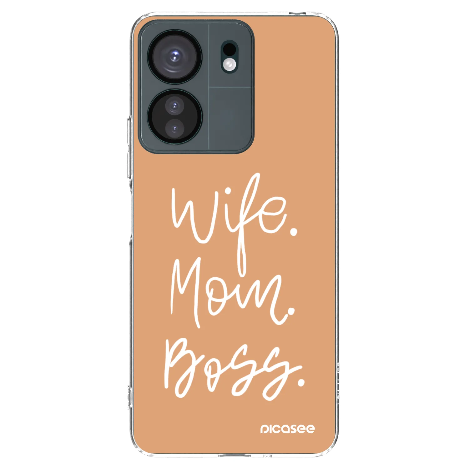 Picasee silikonski prozorni ovitek za Xiaomi Redmi 13C 4G - Boss Mama