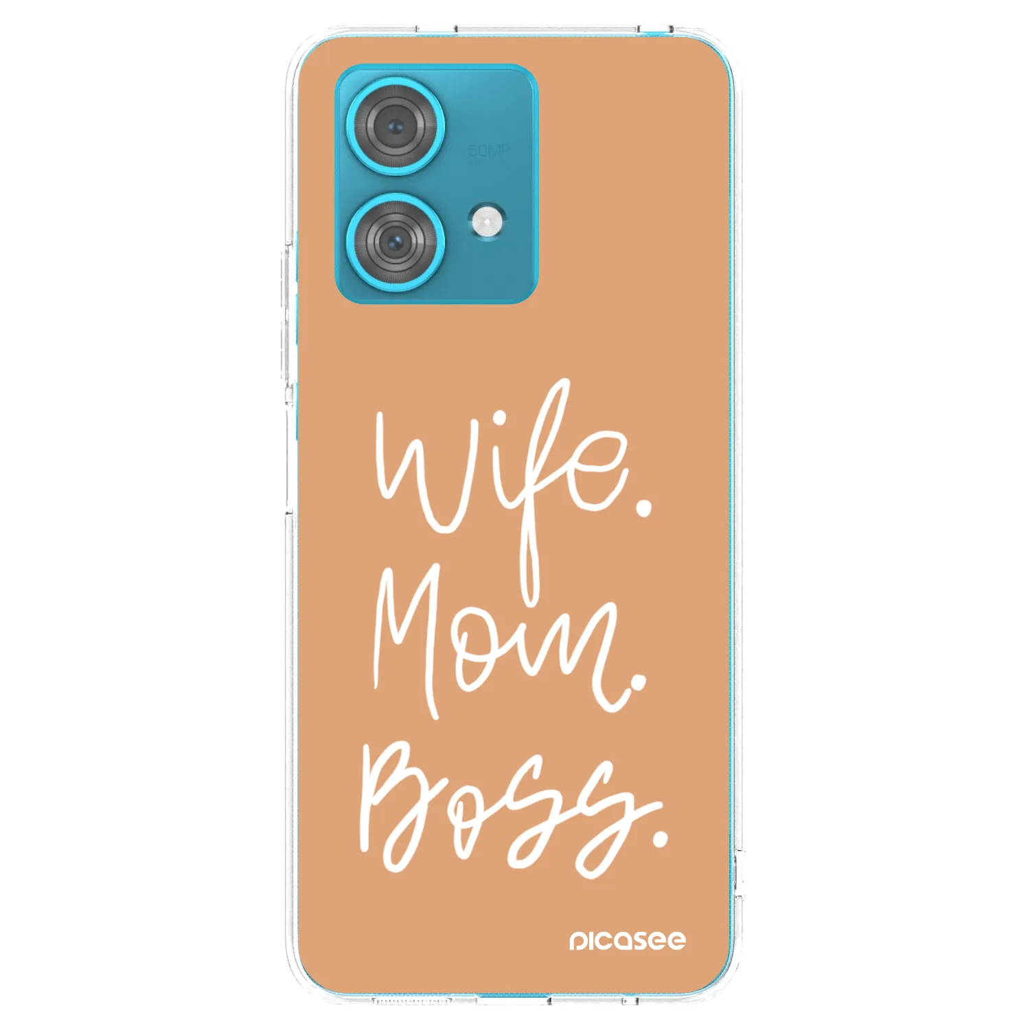 Picasee silikonski prozorni ovitek za Motorola Edge 40 Neo - Boss Mama
