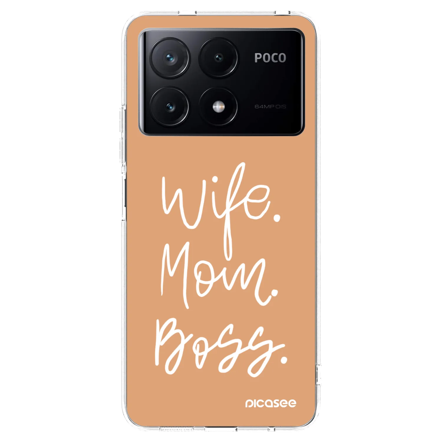 Picasee silikonski prozorni ovitek za Xiaomi Poco X6 Pro - Boss Mama
