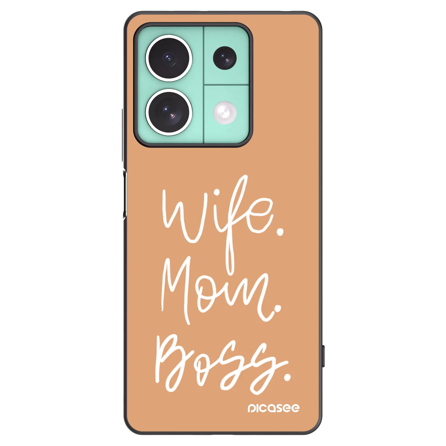 Picasee silikonski črni ovitek za Xiaomi Redmi Note 13 5G - Boss Mama