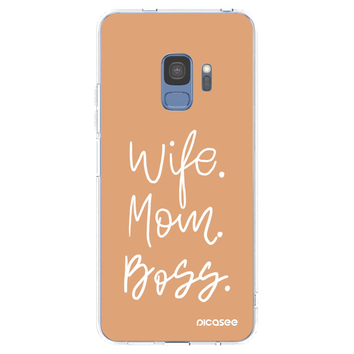 Picasee silikonski prozorni ovitek za Samsung Galaxy S9 G960F - Boss Mama