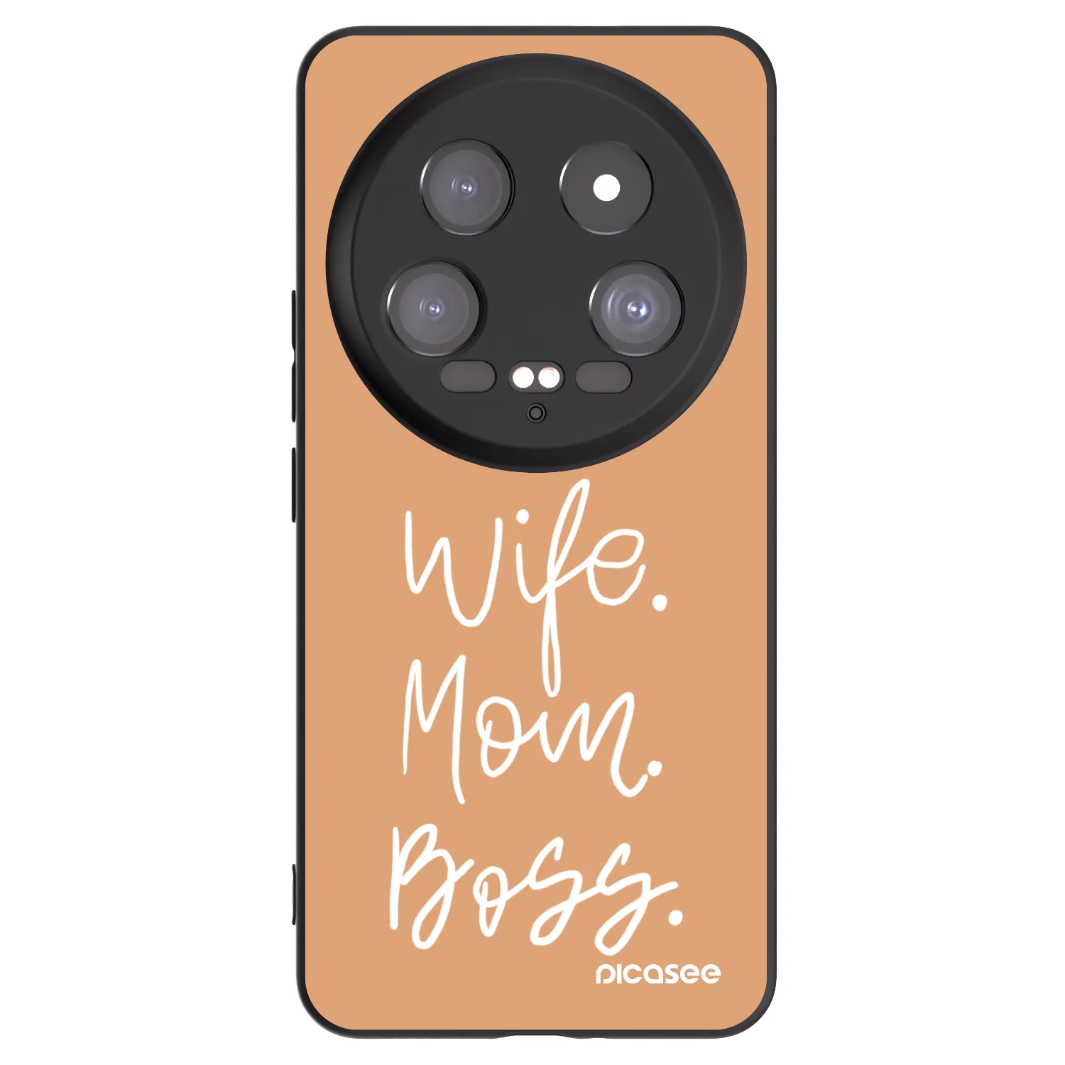 Picasee silikonski črni ovitek za Xiaomi 14 Ultra - Boss Mama