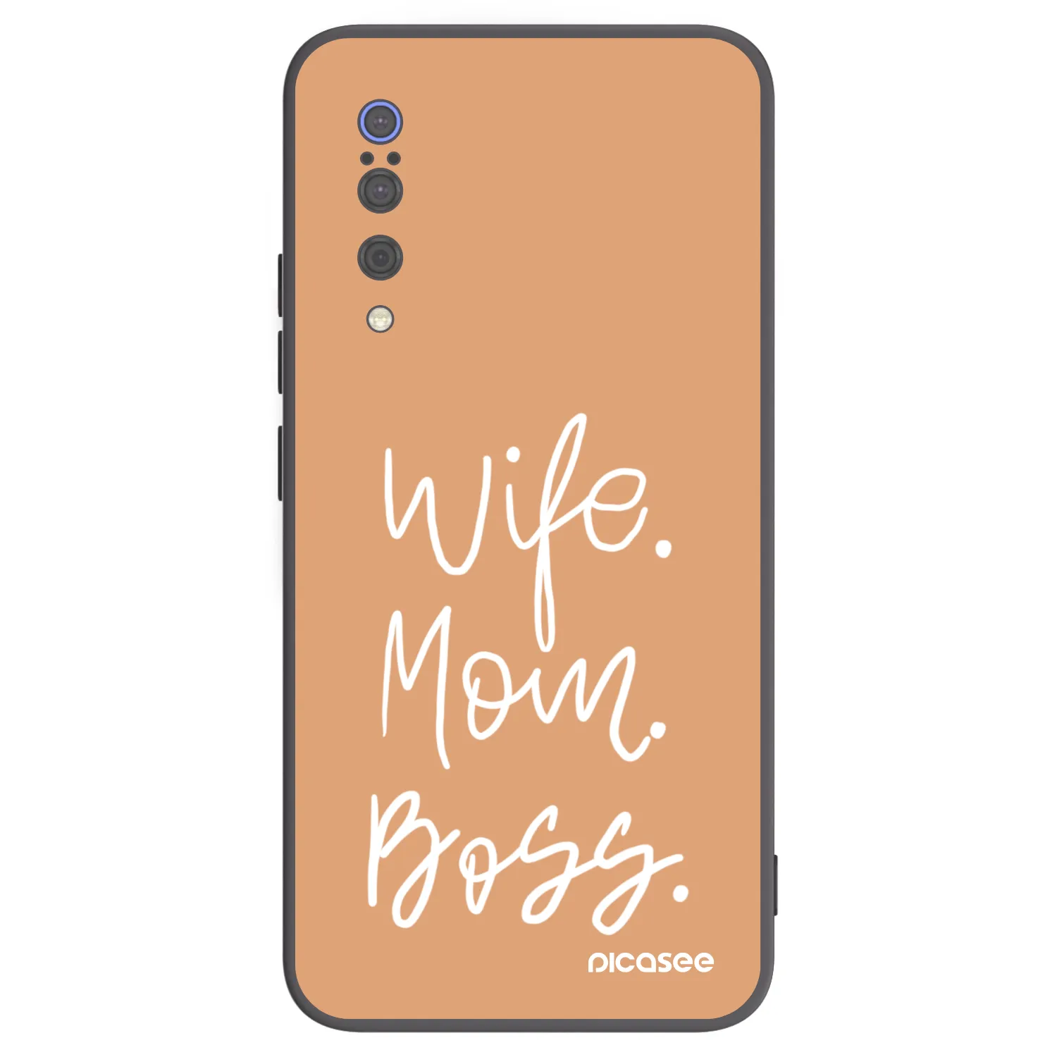 Picasee silikonski črni ovitek za Xiaomi Mi 9 - Boss Mama
