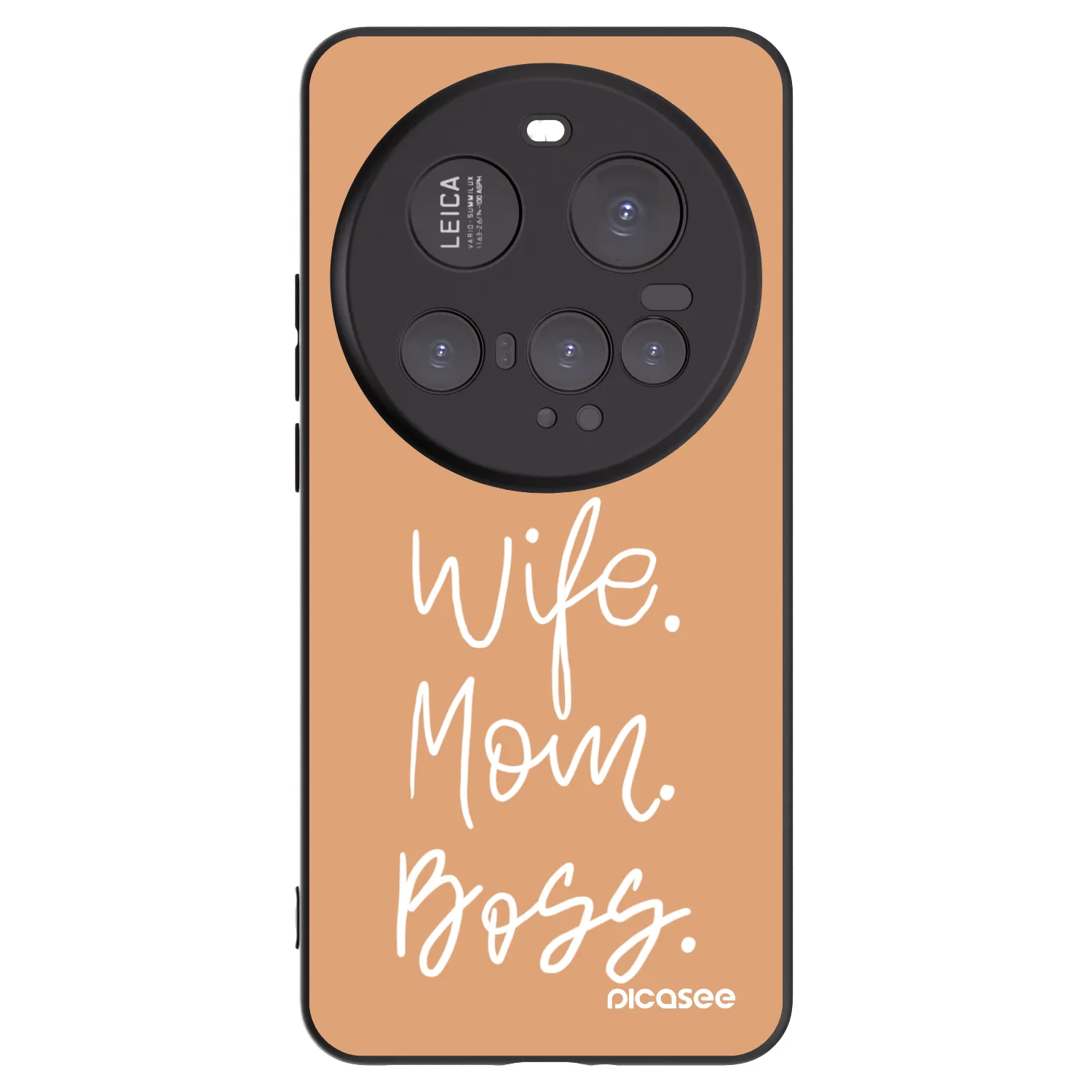 Picasee silikonski črni ovitek za Xiaomi 15 Ultra - Boss Mama