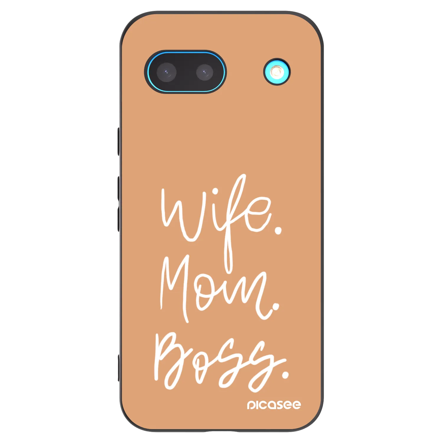 Picasee silikonski črni ovitek za Google Pixel 8 - Boss Mama