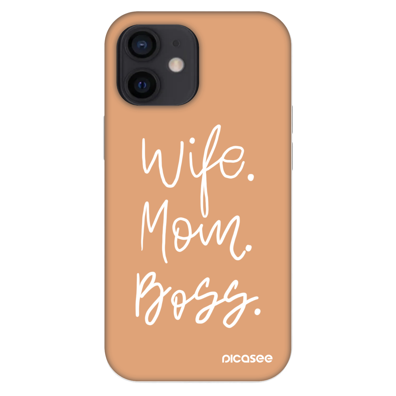 Picasee Fashion Case za Apple iPhone 12 mini - Boss Mama