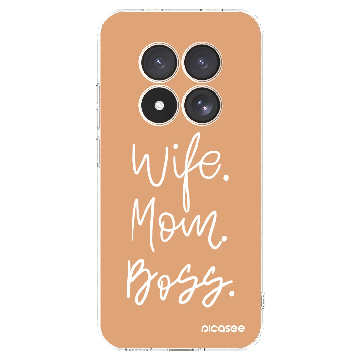 Picasee silikonski prozorni ovitek za Xiaomi Redmi Note 15 Pro 4G - Boss Mama