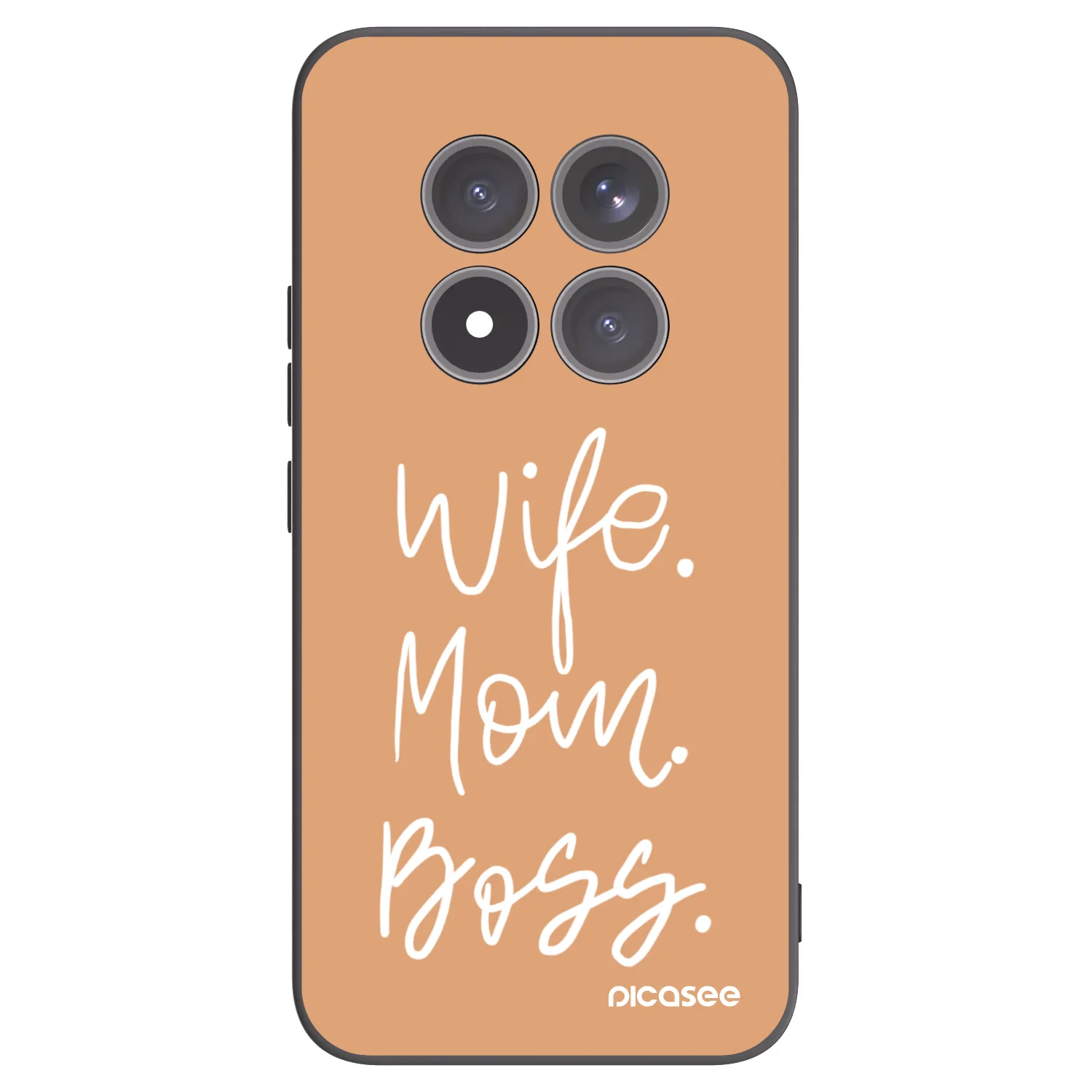 Picasee silikonski črni ovitek za Xiaomi Redmi Note 15 Pro+ - Boss Mama