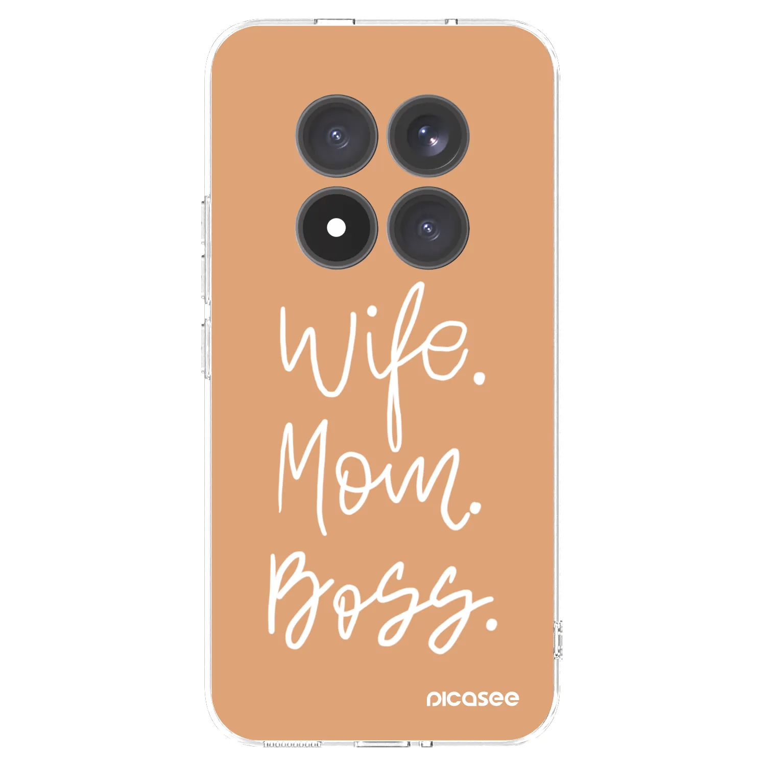 Picasee silikonski prozorni ovitek za Xiaomi Redmi Note 15 Pro+ - Boss Mama