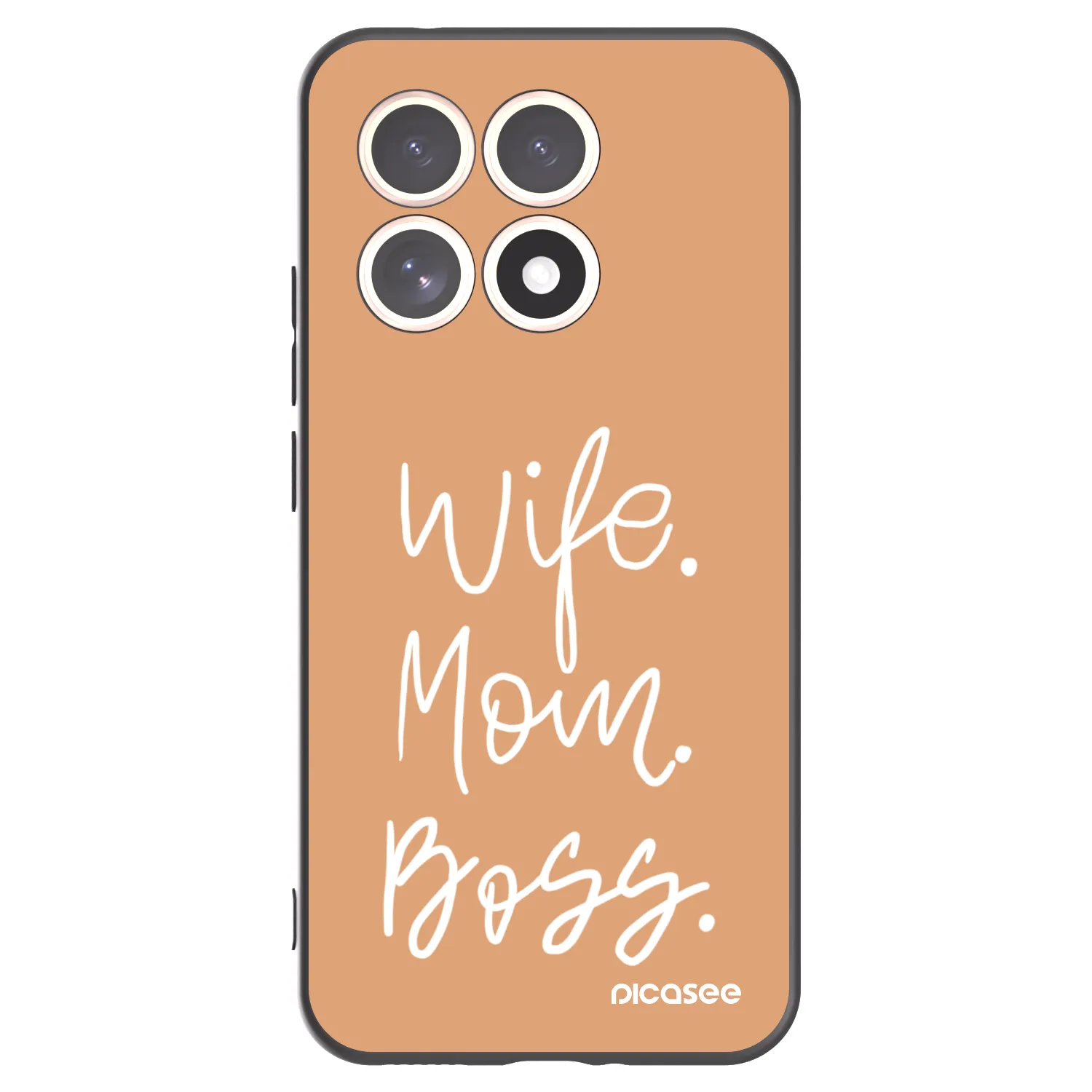 Picasee silikonski črni ovitek za Xiaomi 15T - Boss Mama