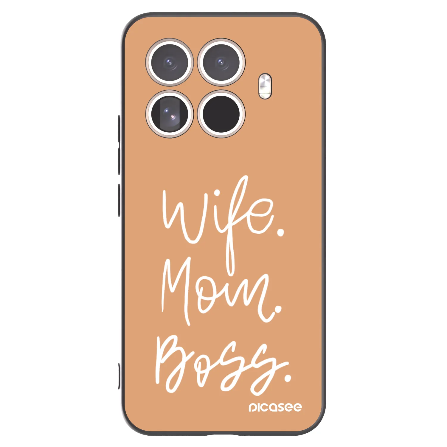 Picasee silikonski črni ovitek za Xiaomi 15T Pro - Boss Mama