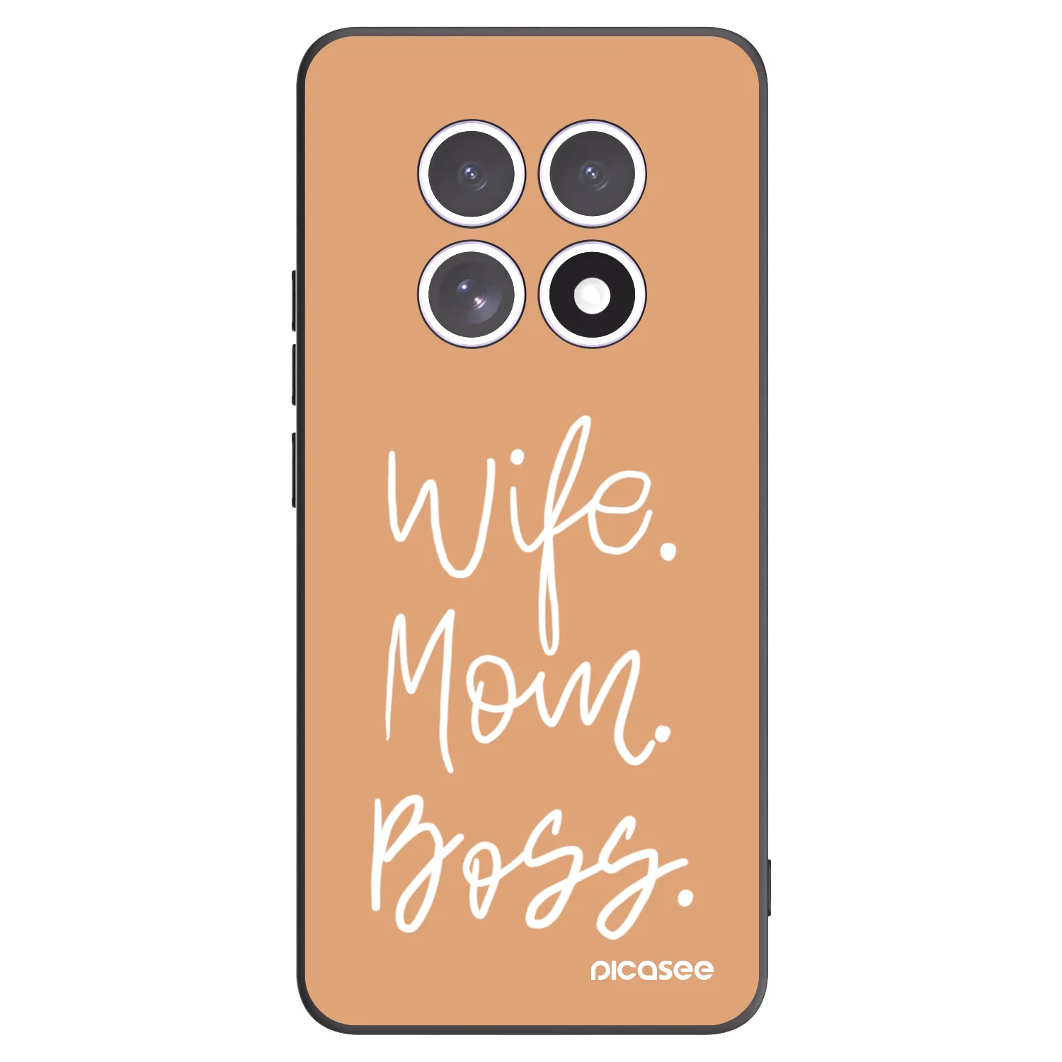 Picasee silikonski črni ovitek za Xiaomi Redmi Note 15 - Boss Mama