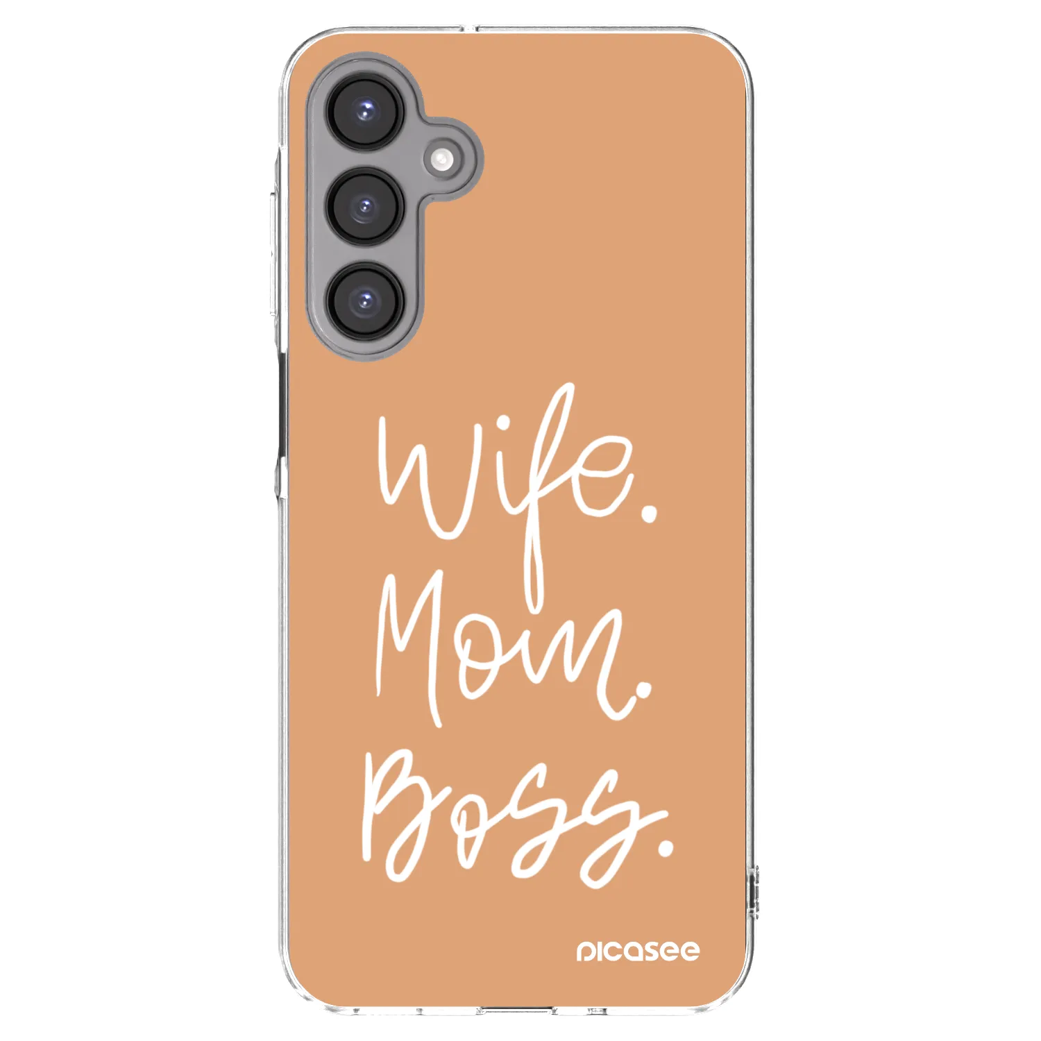 Picasee silikonski prozorni ovitek za Samsung Galaxy A16 4G - Boss Mama