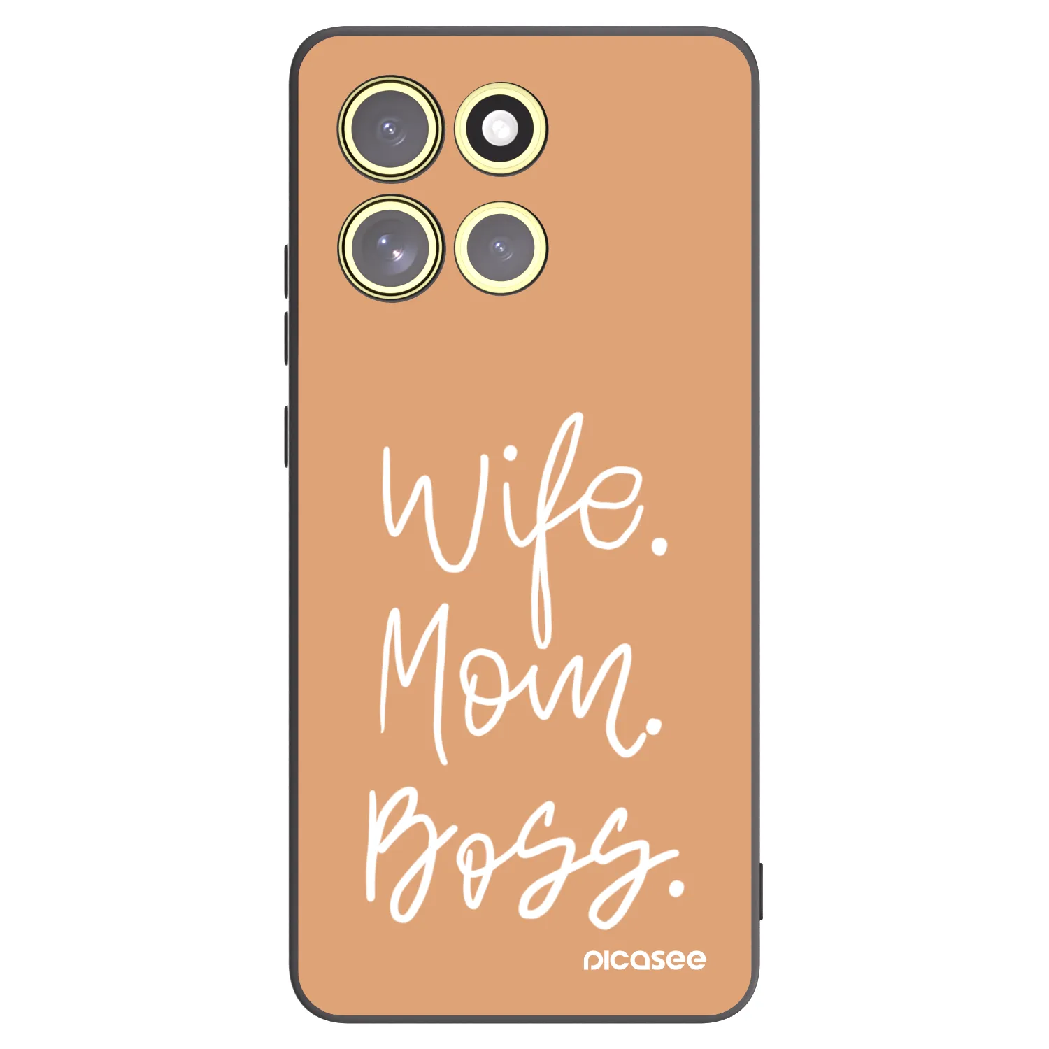 Picasee silikonski črni ovitek za Motorola Moto G86 Power 5G - Boss Mama