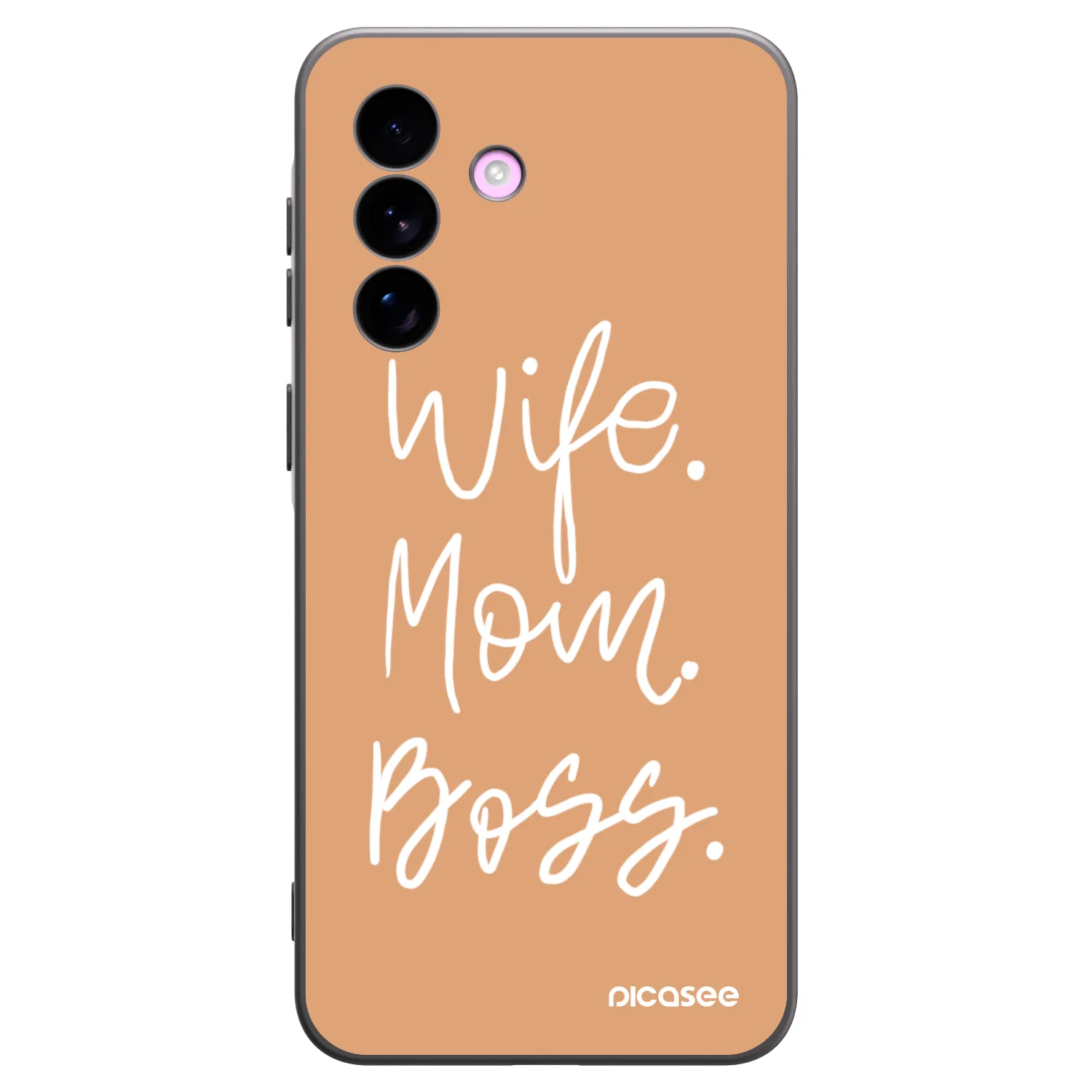 Picasee silikonski črni ovitek za Samsung Galaxy A57 5G - Boss Mama