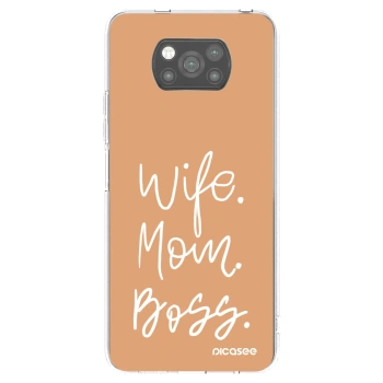 Picasee silikonski črni ovitek za Xiaomi Poco X3 Pro - Boss Mama