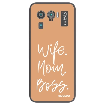 Picasee silikonski črni ovitek za Xiaomi Mi 11 Ultra - Boss Mama