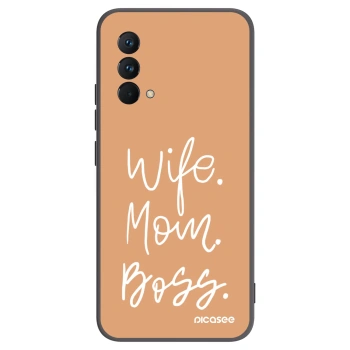 Picasee silikonski črni ovitek za Realme GT Master Edition 5G - Boss Mama