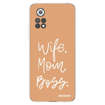 Picasee silikonski prozorni ovitek za Xiaomi Poco X4 Pro 5G - Boss Mama