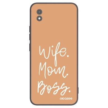 Picasee silikonski črni ovitek za Realme C11 (2021) - Boss Mama