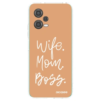 Picasee silikonski prozorni ovitek za Xiaomi Poco X5 - Boss Mama