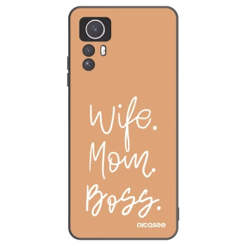 Picasee silikonski črni ovitek za Xiaomi Redmi Note 12S - Boss Mama