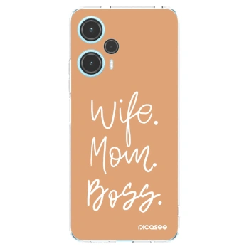 Picasee silikonski prozorni ovitek za Xiaomi Poco F5 - Boss Mama