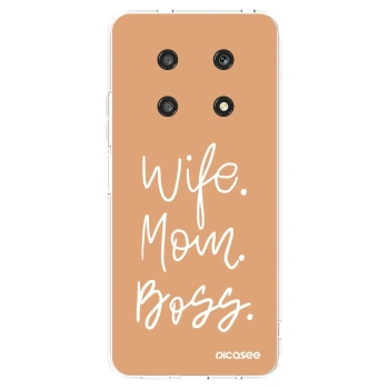 Picasee silikonski prozorni ovitek za Honor Magic4 Lite 5G - Boss Mama