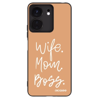 Picasee silikonski črni ovitek za Xiaomi Redmi 13C 4G - Boss Mama