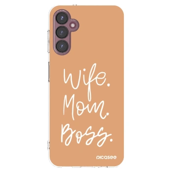 Picasee silikonski prozorni ovitek za Samsung Galaxy A05s A057G - Boss Mama