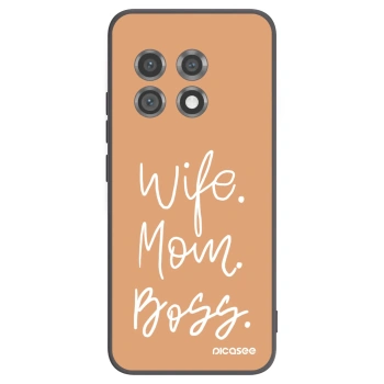 Picasee silikonski črni ovitek za OnePlus 11 5G - Boss Mama