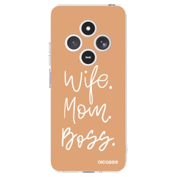Picasee silikonski prozorni ovitek za Xiaomi Redmi 14C - Boss Mama