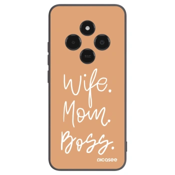 Picasee silikonski črni ovitek za Xiaomi Poco C75 - Boss Mama