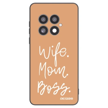 Picasee silikonski črni ovitek za OnePlus 13 5G - Boss Mama
