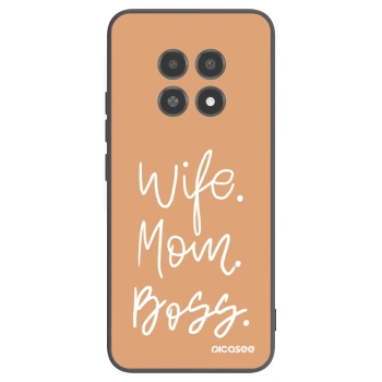 Picasee silikonski črni ovitek za Realme 12X - Boss Mama