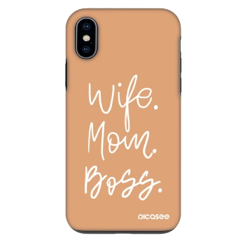 Ovitek za Apple iPhone X/XS - Boss Mama