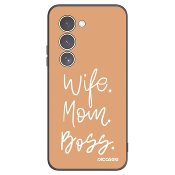 Picasee silikonski črni ovitek za Xiaomi Redmi 15 5G - Boss Mama