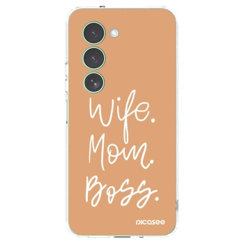 Picasee silikonski prozorni ovitek za Xiaomi Redmi 15 5G - Boss Mama