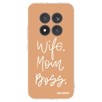 Picasee silikonski prozorni ovitek za Xiaomi Redmi Note 15 Pro+ - Boss Mama