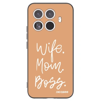 Picasee silikonski črni ovitek za Xiaomi 15T Pro - Boss Mama