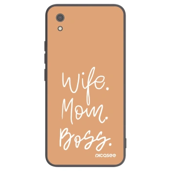 Picasee silikonski črni ovitek za Xiaomi Redmi 7A - Boss Mama