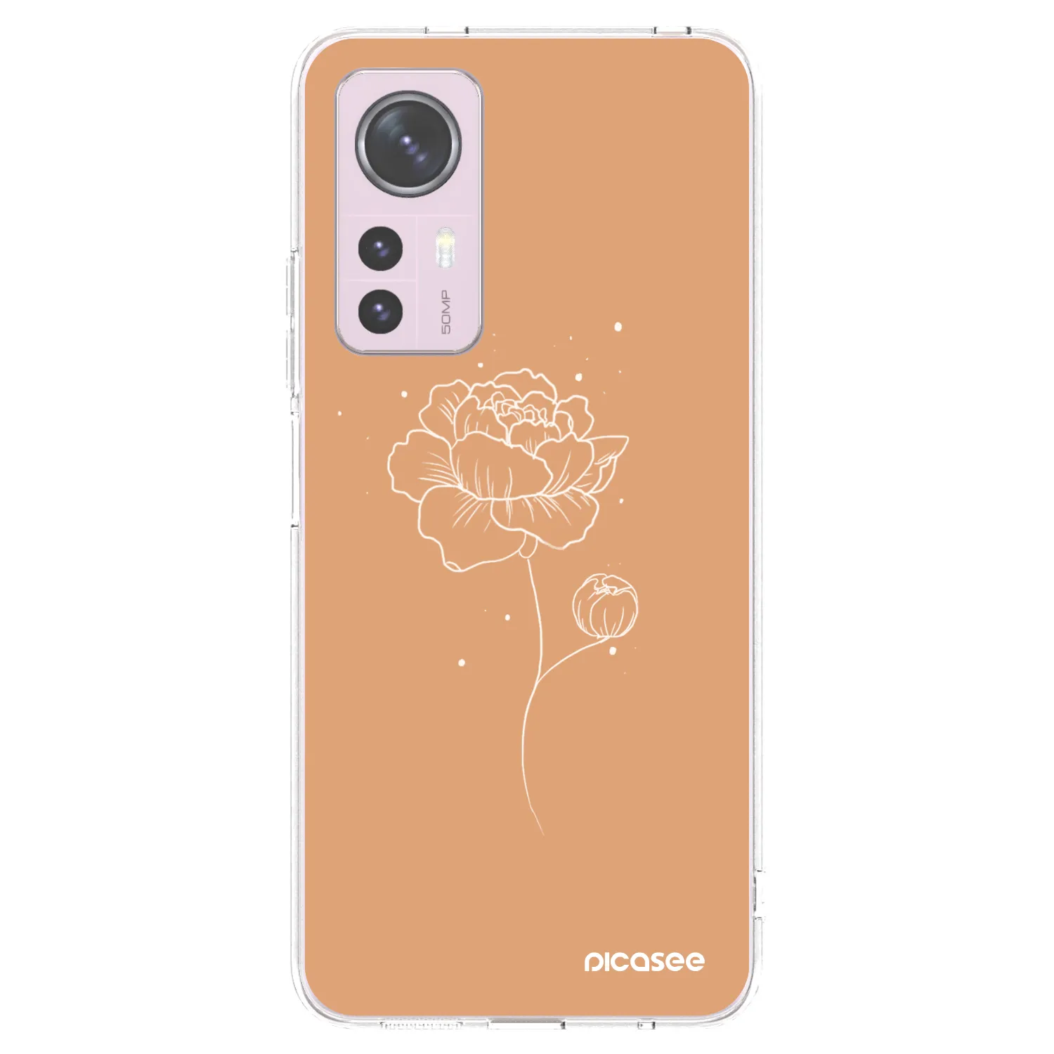 Picasee silikonski prozorni ovitek za Xiaomi 12 - Peonies