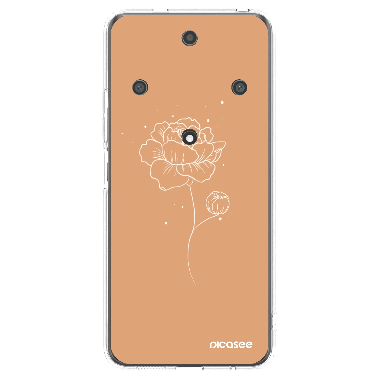 Picasee silikonski prozorni ovitek za Honor Magic5 Lite 5G - Peonies